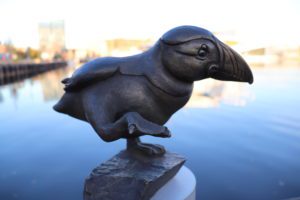 Puffin award statuette